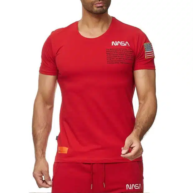 Red Bridge Mens T-Shirt NASA
