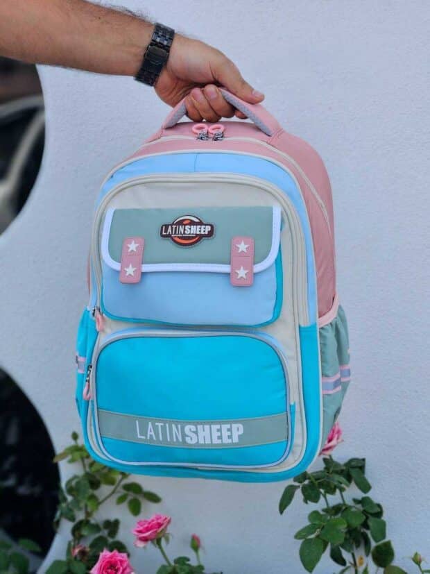 Latin Sheep smart school bag